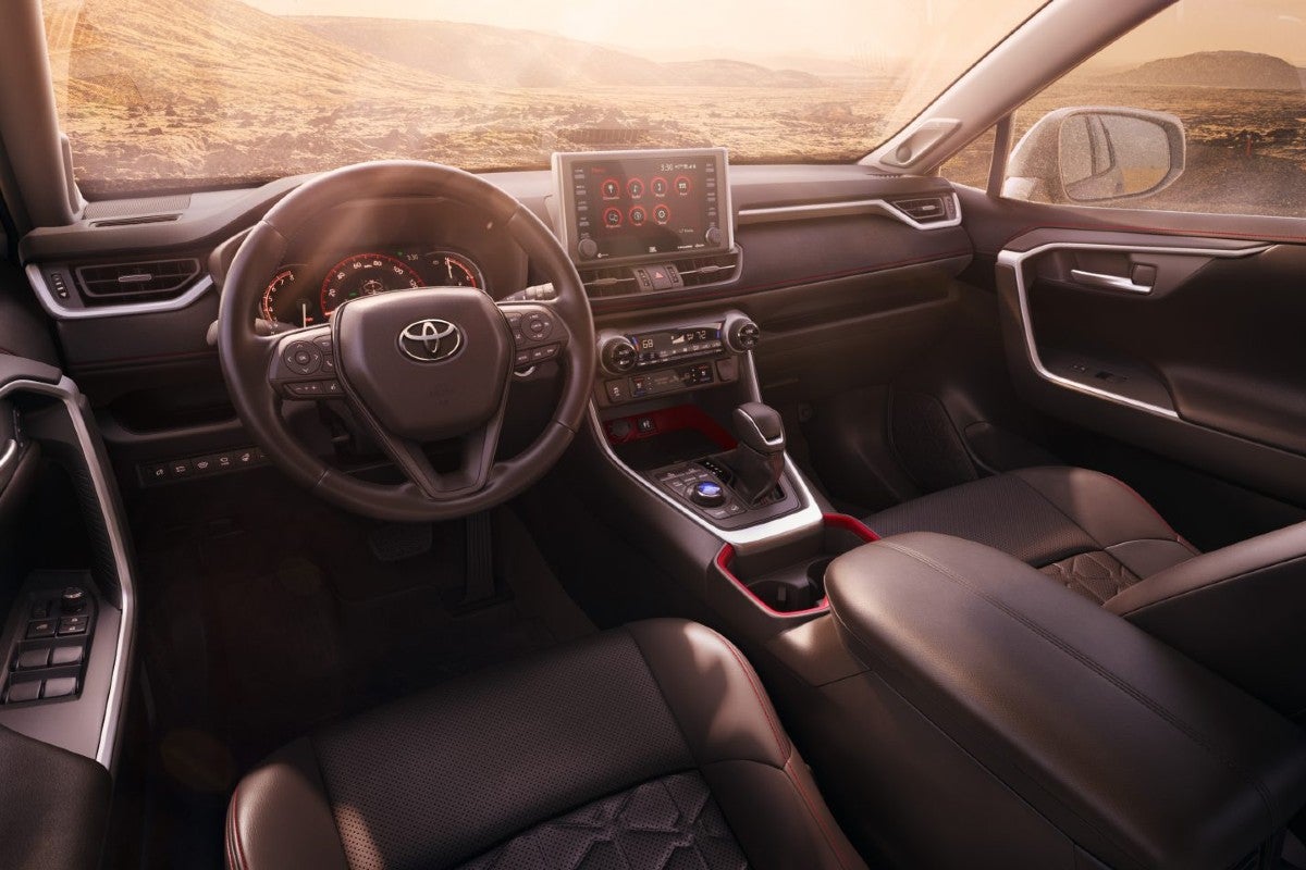 2021 Toyota RAV4 TRD Off-Road Interior Cabin Dashboard
