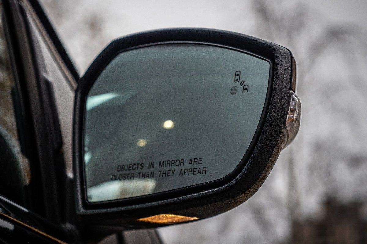 Blind Spot Monitor Side Mirror Example