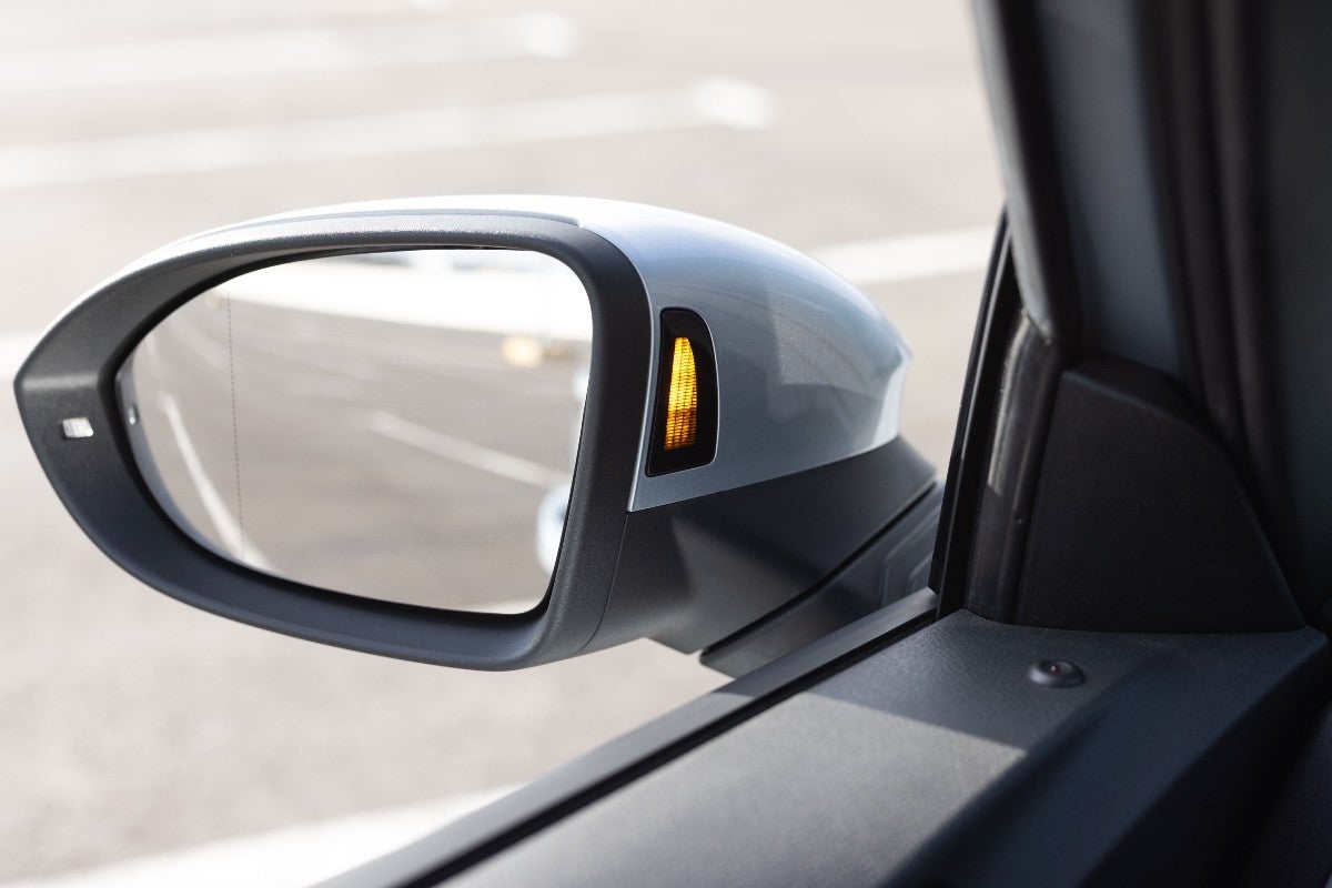 Blind Spot Monitor Side Mirror Example