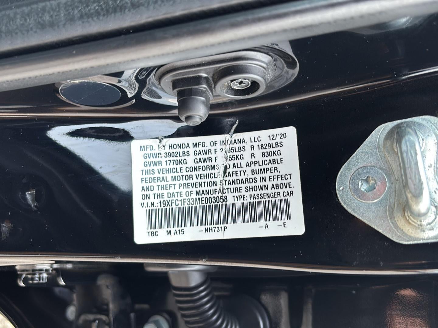 2021 Honda Civic Sedan EX