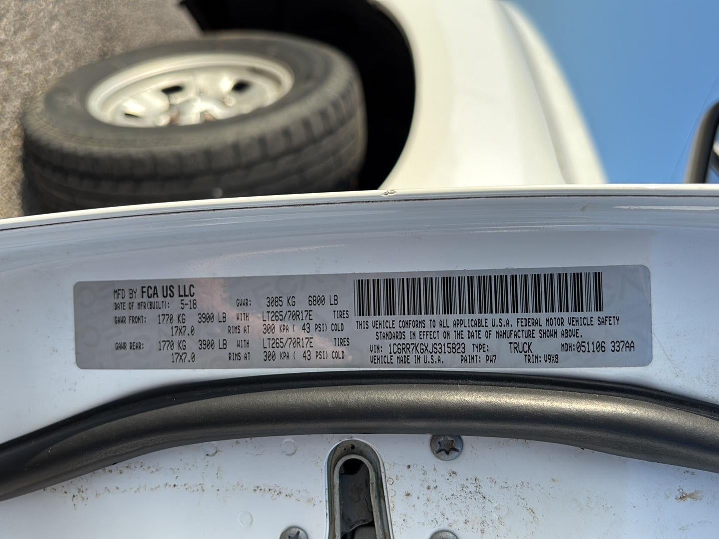 2018 RAM 1500 Tradesman