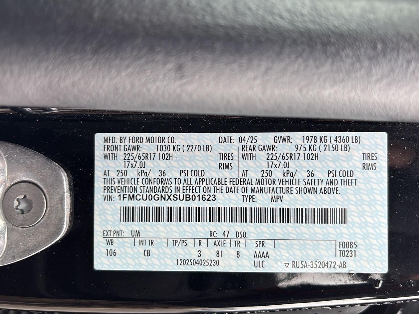 2025 Ford Escape Active