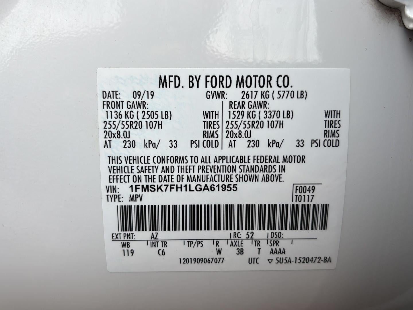 2020 Ford Explorer Limited