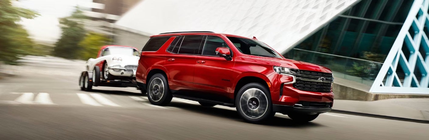 2023 Chevy Tahoe Towing a Trailer