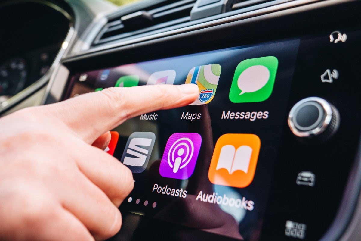 Apple CarPlay Closeup