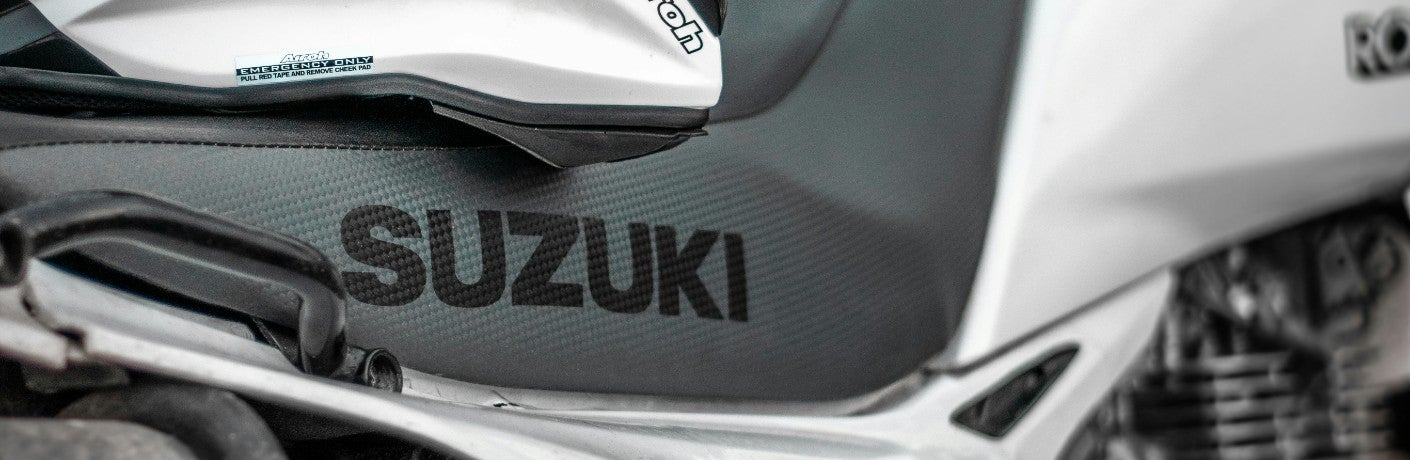 Suzki Logo on Motorcycle